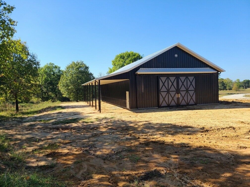 Barn in Tulsa, Oklahoma metal building project